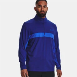 Under Armour Storm 1/2 Zip Golf Sweater -FootJoy || Callaway || Ping Sales Under Armour AW22 Storm Midlayer 1 2 Zip Sweater 1370119 456 SWUND179 XL Bauhaus Blue Versa Blue Bauhaus Blue Model 1