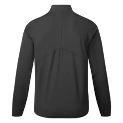 Under Armour Storm Windstrike 1/2 Zip Golf Wind Top -FootJoy || Callaway || Ping Sales Under Armour AW22 Storm Windstrike 1 2 Zip Wind Top 1370156 001 WTUND084 S Black Jet Gray Back