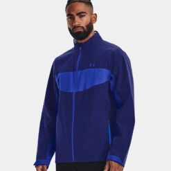 Under Armour Storm Proof 2.0 Waterproof Golf Jacket -FootJoy || Callaway || Ping Sales Under Armour AW22 Stormproof 2.0 Waterproof Jacket 1371596 456 WJUND014 Bauhaus Blue Versa Blue Versa Blue Model 3