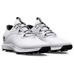 Under Armour Charged Draw 2 Golf Shoes -FootJoy || Callaway || Ping Sales Under Armour Charged Draw 2 Golf Shoes White White Black 3