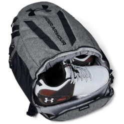 Under Armour Hustle 5.0 Golf Backpack -FootJoy || Callaway || Ping Sales Under Armour Hustle 5 0 Golf Backpack Grey 7