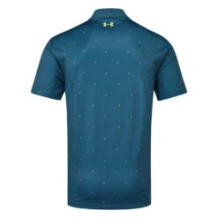 Under Armour Performance 3.0 Deuces Golf Polo Shirt -FootJoy || Callaway || Ping Sales Under Armour SS23 Performance 3.0 Deuces Polo Shirt 1377378 414 SHUND318 S Static Blue Still Water Lime Surge Back