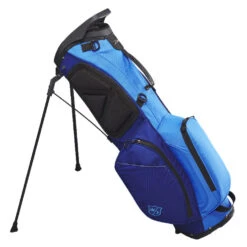 Wilson EXO Lite Sport Golf Stand Bag -FootJoy || Callaway || Ping Sales Wilson 2023 EXO Lite Sport Golf Stand Bag Dark Blue Light Blue 5