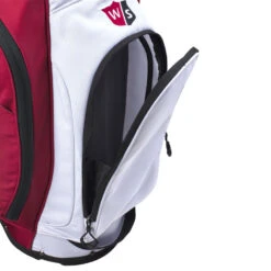 Wilson EXO Lite Staff Golf Stand Bag -FootJoy || Callaway || Ping Sales Wilson 2023 EXO Lite Staff Golf Stand Bag Red White 4