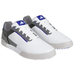 Adidas Retrocross Golf Shoes -FootJoy || Callaway || Ping Sales adidas Retro Cross Shoes Grey Three White Black 4