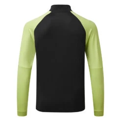 Adidas Colour Block 1/4 Zip Golf Sweater -FootJoy || Callaway || Ping Sales adidas SS22 Colour Block 1 4 Zip Golf Sweater HC5572 Black Pulse Lime Back