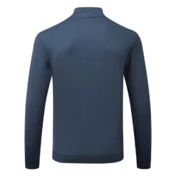 Adidas Primegreen UPF Lightweight 1/4 Zip Golf Sweater -FootJoy || Callaway || Ping Sales adidas SS22 Primegreen UPF Lightweight 1 4 Zip Golf Sweater Crew HF2974 Navy White Back