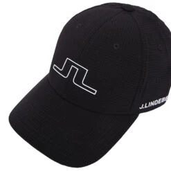 J.Lindeberg Caden Golf Cap -FootJoy || Callaway || Ping Sales cadencapblackwhite3