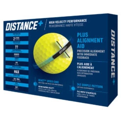 TaylorMade Distance Plus Golf Balls 5 TaylorMade Distance Plus Golf Balls -FootJoy || Callaway || Ping Sales distanceplusballsyellow3