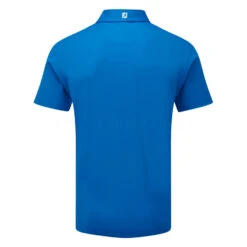 FootJoy Stretch Pique Solid Golf Polo Shirt -FootJoy || Callaway || Ping Sales footjoy pique ss shirt ath 91817 cobalt back
