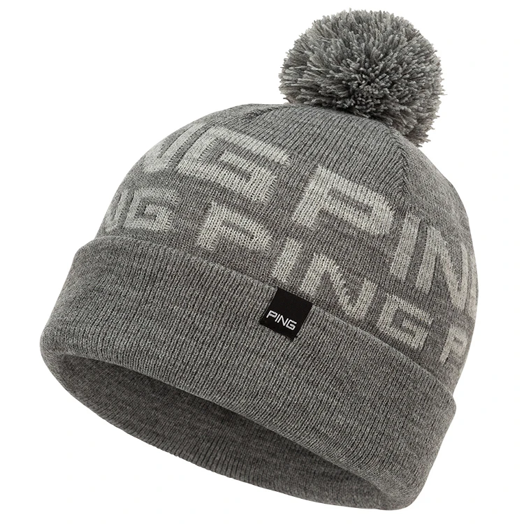 Ping Logo II Bobble Golf Beanie 1 Ping Logo II Bobble Golf Beanie