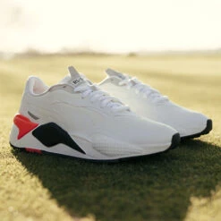 Puma RS-G Golf Shoes -FootJoy || Callaway || Ping Sales rsggolfshoeswhiteblackredblast3